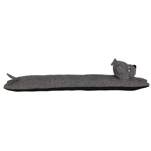 The Home Deco Factory Boudin de porte Chien 85 cm noir.