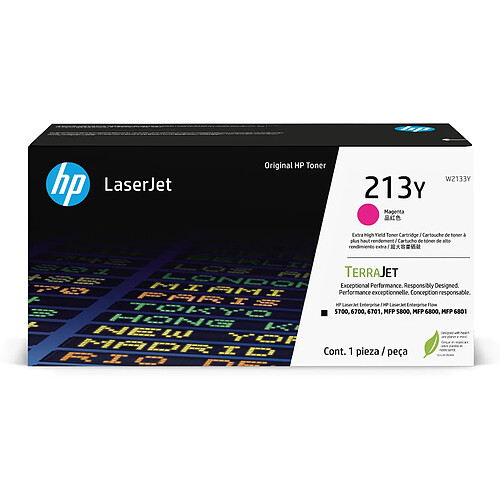 HP 213Y Extra High Yield Magenta Original LaserJet toner cartridge