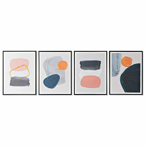 Cadre DKD Home Decor S3018014 Abstrait Moderne (45 x 2,5 x 60 cm) (4 Unités) · Reconditionné