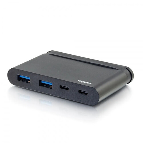 C2G 82115 hub & concentrateur USB 3.2 Gen 1 (3.1 Gen 1) Type-C 10000 Mbit/s Noir