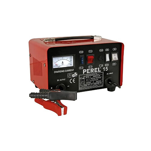 Perel Chargeur pour batterie , acide de plomb - 12/24 v - avec fonction boost - 9 a