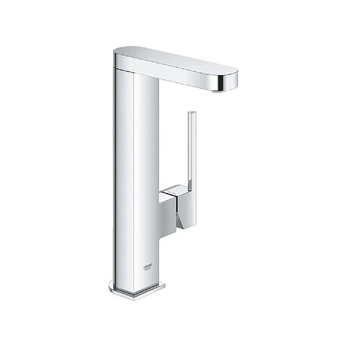 GROHE Mitigeur lavabo monocommande Plus 23873003- Bec tube pivotant- Rotation 90°- Limiteur de température - Economie d'eau - Chrome