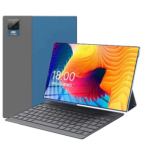 Tablette Tactile VANWIN P70 32 Go 10.1 Pouces Android 12 Dual 4G LTE/SIM Avec clavier et étui de protection - bleu