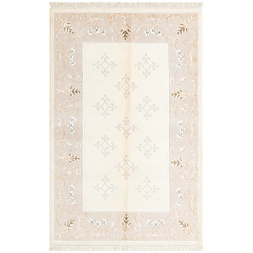 Vidal Tapis de laine 188x122 beige Darya