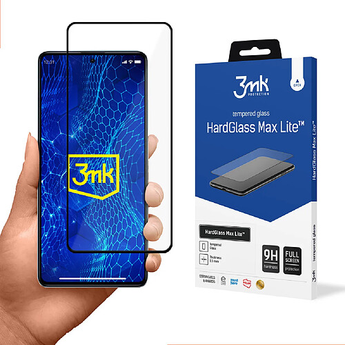 Max Protection Redmi Note 12 5G - 3mk HardGlass Max Lite