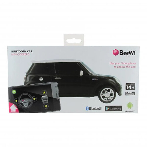 BeeWi Voiture Bluetooth ""Mini Cooper S"" noire pour Android 2.1 Symbian