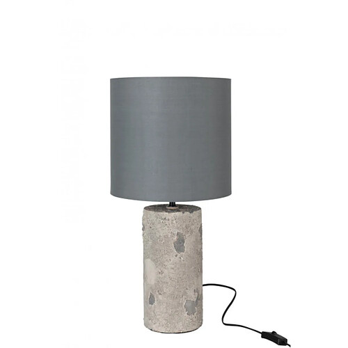 Dansmamaison Lampe + Abat-Jour Greta Beton Gris Small