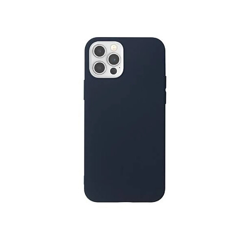 My Way Myway Coque pour iPhone 12 / 12 Pro COLORED Souple en TPU Bleu nuit