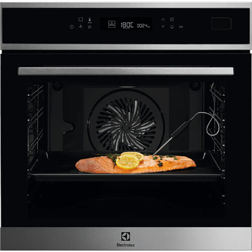 Electrolux EOB7S01X Four Micro-Onde 3000W 240V 70L 53dB Convection Ecran Tactile Écran LCD Cuisson Vapeur Ventilée Noir