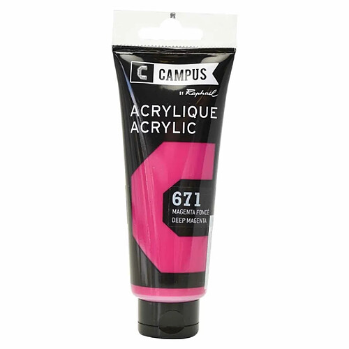 Raphael Peinture acrylique 100 ml - Magenta foncé n°671