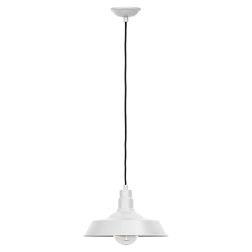 ICONIK INTERIOR Lampe de plafond - Lampe suspendue de style industriel - Flynnn Blanc