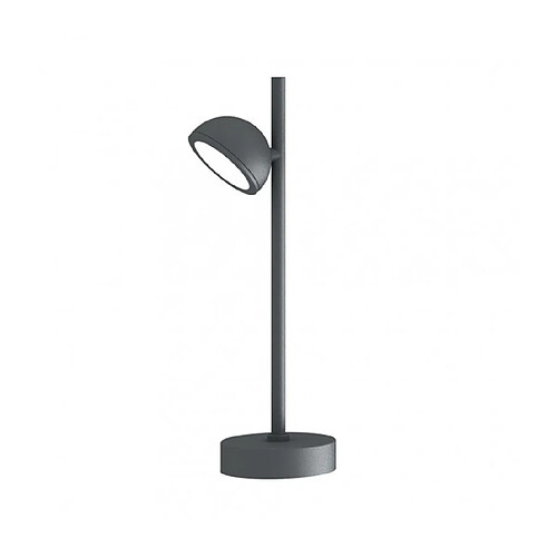 Luminaire Center Borne de jardin Everest Anthracite 1 ampoule 45cm