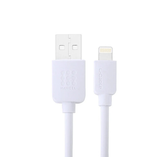 Wewoo Câble blanc pour iPhone X / 8 & 8 Plus / 7 & 7 Plus / 6 & 6s & 6 Plus & 6s Plus / iPad 2m haute vitesse Lightning à USB Sync et de chargement,