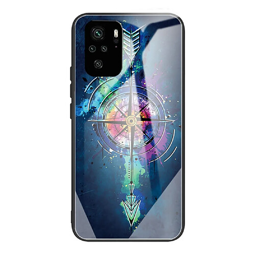 Coque en TPU anti-rayures motif flèche du temps pour votre Xiaomi Redmi Note 10 4G