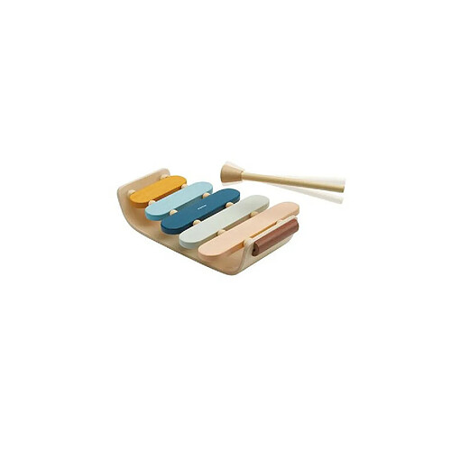 PLAN TOYS Encastrement en bois Plantoys Xylophone couleurs tendresse