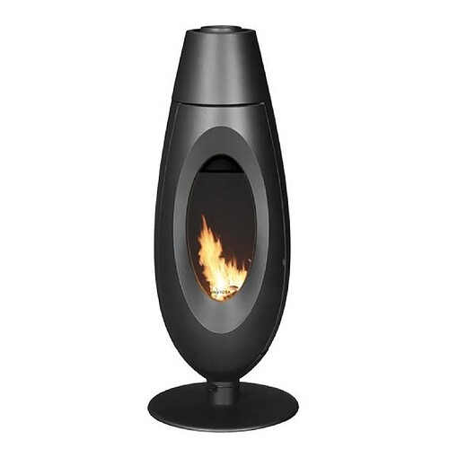 Poêle à bois fonte 5kw anthracite - p614904 - INVICTA