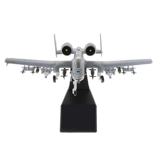 1:100 A-10 avion d'attaque avion d'attaque modèle d'affichage-métal Mini avion militaire avec support