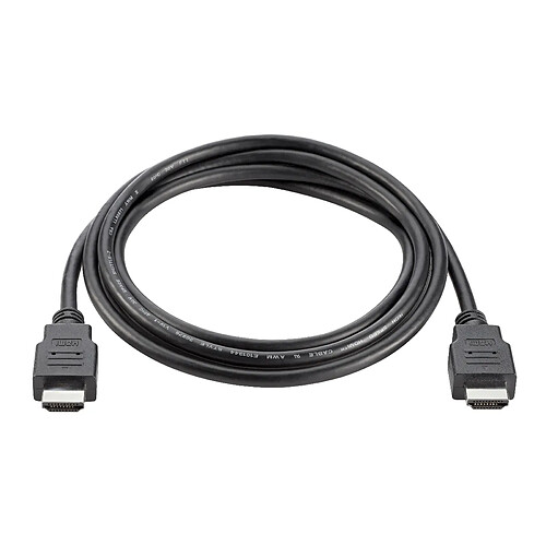 HP HDMI Standard Cable câble HDMI 1,8 m HDMI Type A (Standard) Noir