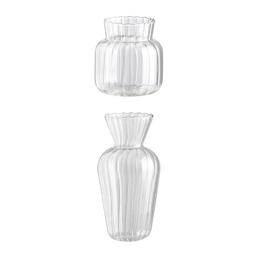 Verre de cristal fleur vase transparent vases