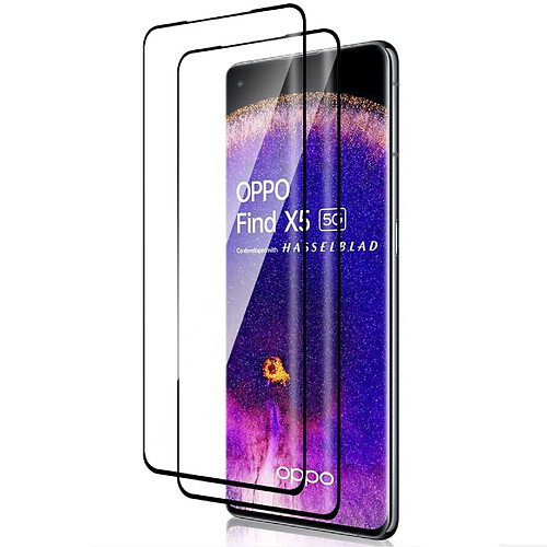 Verres Trempes X2 Pour Oppo Find X5 Little Boutik®