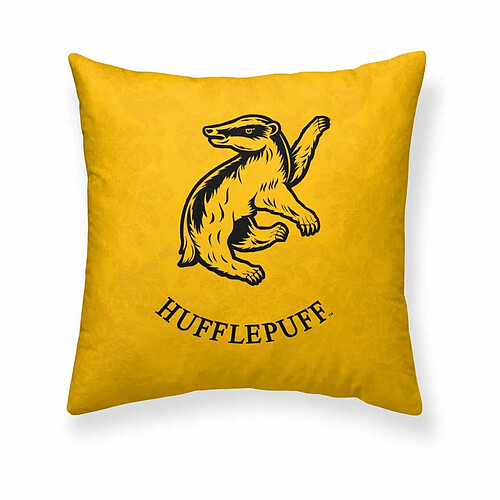 Harry Potter Housse de Coussin Hufflepuff Jaune