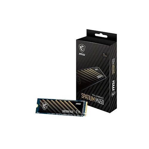 MSI - SPATIUM M450 - SSD interne - 1To - PCIe 4.0 NVMe M.2