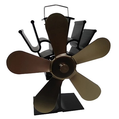 Wewoo YL602 Ventilateur de poêle à bois à haute température5 températuresmétal bronze