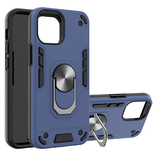 Coque en TPU avec béquille à anneau pour voiture, antichoc, hybride saphire pour votre Apple iPhone 13 mini 5.4 pouces