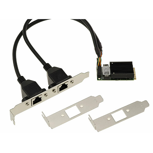 Kalea-Informatique Carte MiniPCIe 2 ports LAN GIGABIT Ethernet RJ45 INTEL I350