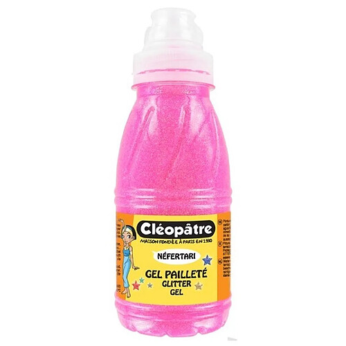 Cleopatre Gel paillette Neon Rose 250ml