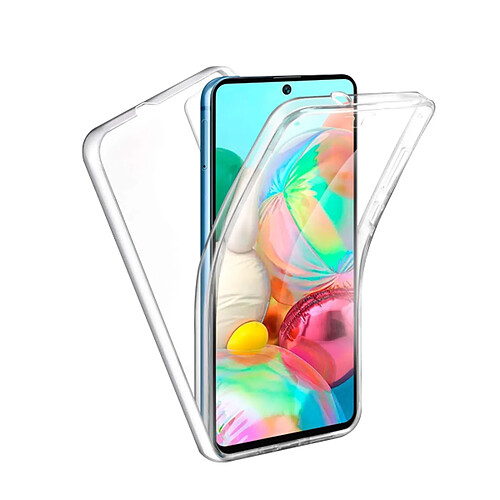 PHONECARE Coque 3x1 360° Impact Protection pour Oppo A36 - Transparent