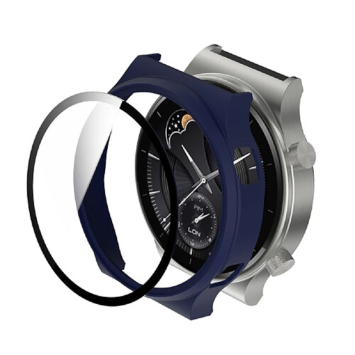 Coque en TPU Cadre mat galvanisé pour montre intelligente bleu pour votre Huawei Watch GT 2 Pro