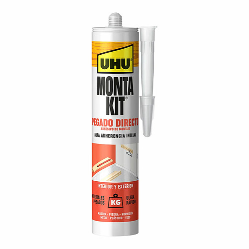 Scellant/Adhésif UHU 6310642 Montakit Professionnel Blanc 380 g