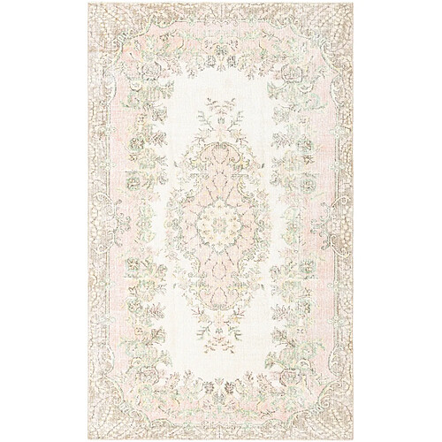 Vidal Tapis de laine 269x163 rose Ultra Vintage