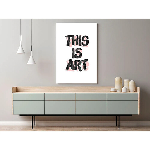 Artgeist Tableau - This Is Art (1 Part) Vertical [80x120]