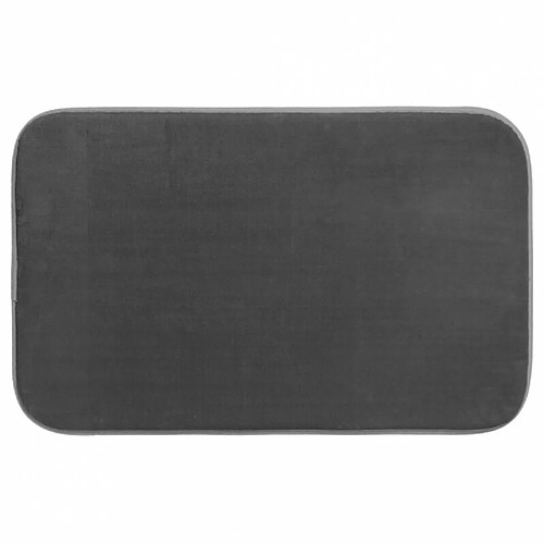 Tapis Salle de Bain Mémoire de Forme 50x80cm Gris