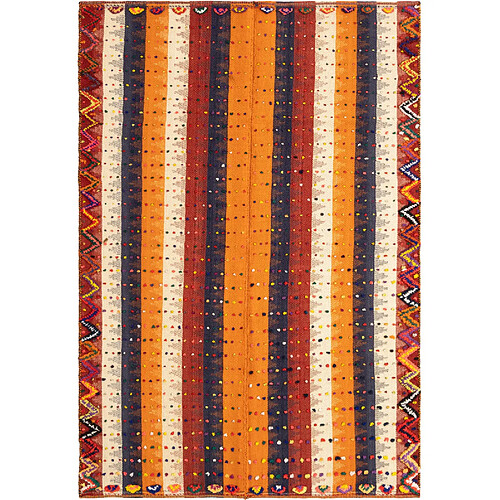 Vidal Tapis de laine 218x148 orange Jajim