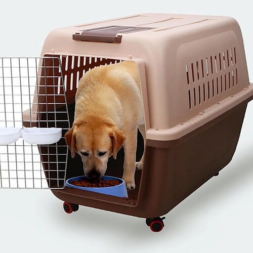 Universal Boîte à chiens portable avec poignée pour chiot et chiot Boîte à chiens portable élégante et durable | Cage à chats