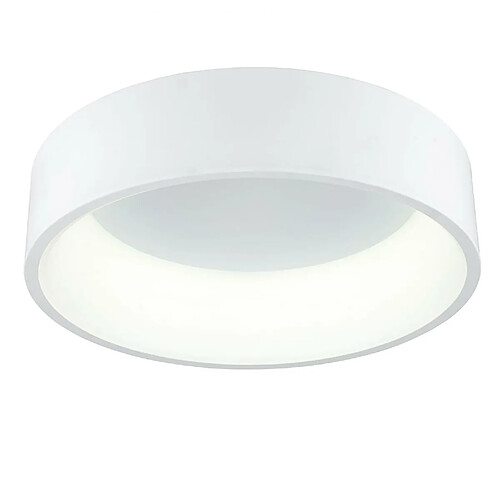 Plafonnier rond LED 30W CCT 3000K 4000K plafonnier applique murale cuisine bureau entrée 40cm 230V BLANC