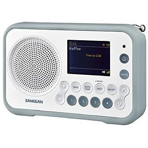 Sangean radio numérique DAB+ DAB FM RDS avec écran LCD et 40 présélections