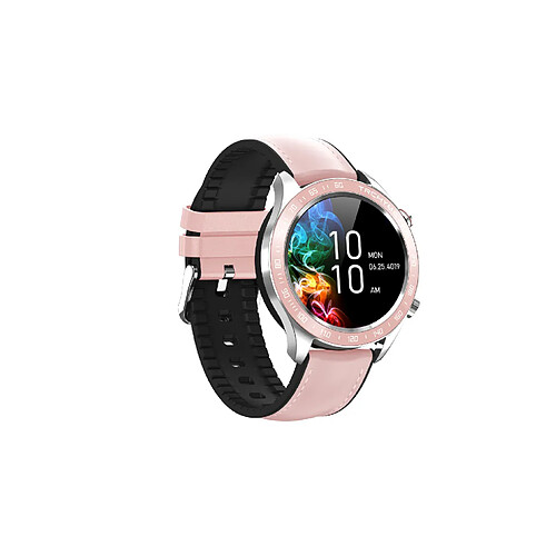 Chrono Montre Connectée pour hommes, Smartwatch Bluetooth pour téléphones Android iOS avec moniteur de fréquence cardiaque de pression artérielle, IP68 montre étanche Sleep Fitness Tracker avec notification d'appel de texte-Rouge