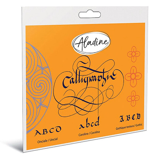 AladinE Cahier de calligraphie latine sur cartes