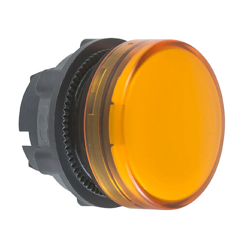 Schneider Electric tête - pour voyant à led - orange - cabochon lisse - schneider zb5av053