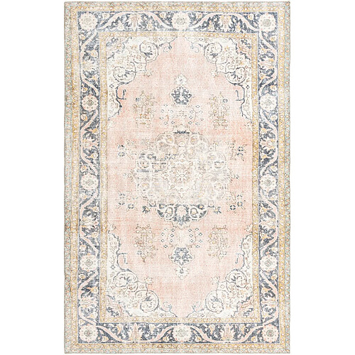 Vidal Tapis de laine 297x188 rose Ultra Vintage