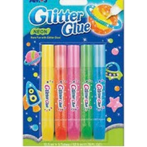 DTM crayons colle paillettee couleurs neon glitter