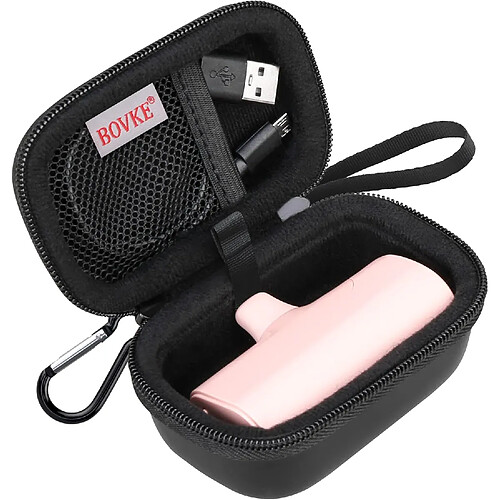 SANAG Travel Suitcase 4500Mah 3350Mah Ultra Compact Powerbank Pour Iwalk Petit Chargeur Portable Batterie Mignonne Compatible Avec Iphone 13/13 Pro Poche Maillée Pour Câble De Charge Noir