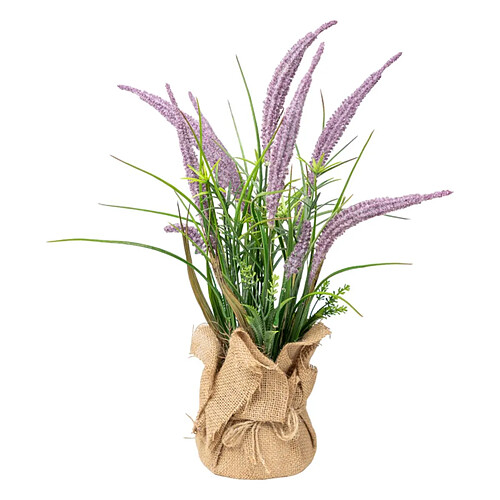 Plante décorative Romimex Tissu Plastique Lavande 15 x 42 x 15 cm