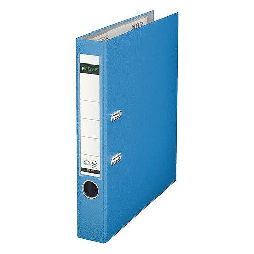 Leitz 10155130 Classeur à levier Dos 80 mm Bleu Clair