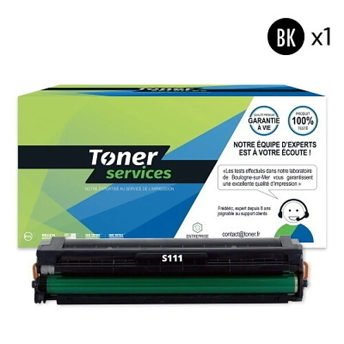 TONER SERVICES Compatible Samsung 111S Toner Noir SU810A (MLT-D11S1)