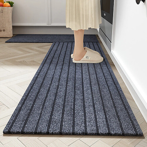 Universal Tapis de cuisine long Tapis de sol lavable Convient pour la cuisine Joints de porte d'entrée Porte d'entrée extérieure Tapis de revêtement de sol antidérapant Terrasse extérieure | Tapis